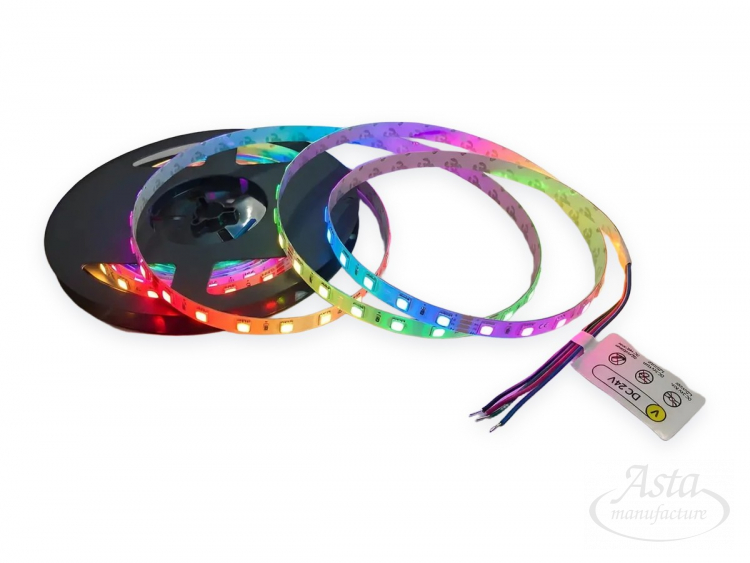 Светодиодная лента WELLINGTON RGB DJ 3535, 60 диодов/м, 24 В, 14,4 Вт/м