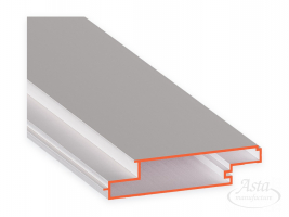 Профиль доборный Flexy STANDART PLUS 60 (ПФ-11261), без покраски (2 м)