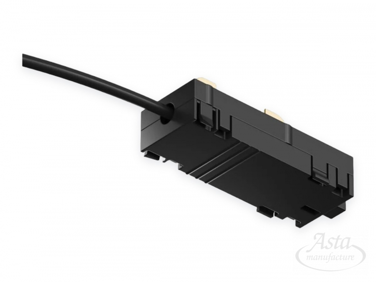 Подвод питания Denkirs Smart Base (TR2100-BK) для трека, 220 В, черный Подвод питания Denkirs Smart Base (TR2100-BK) для трека, 220 В, черный